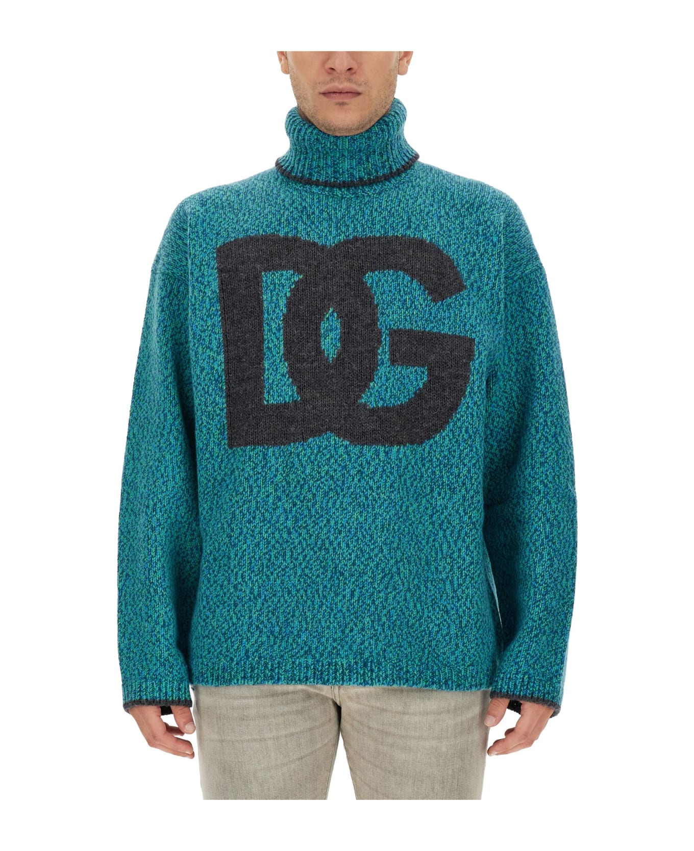 Dolce & Gabbana Logo Sweater - Multicolor ニットウェア
