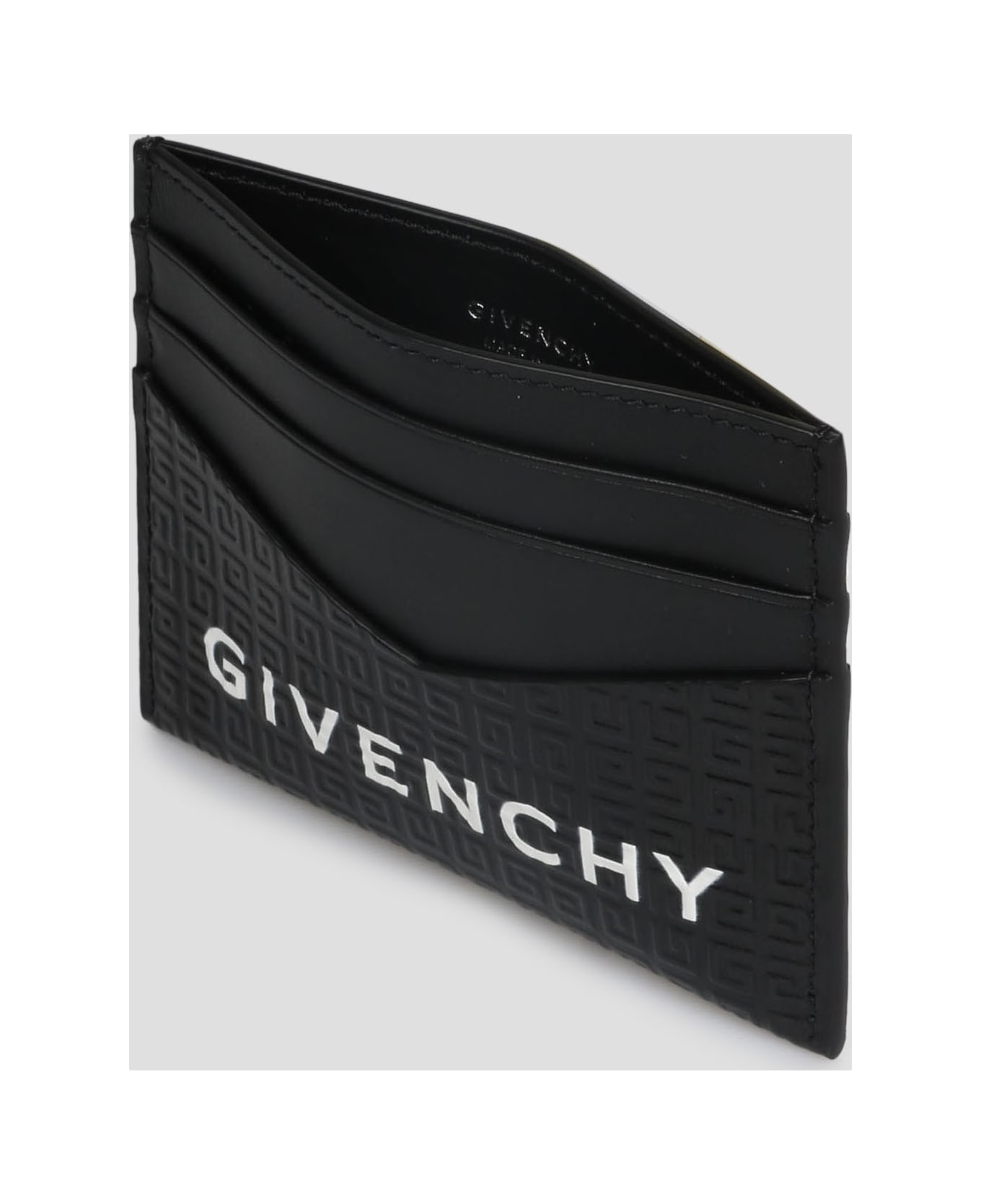 Givenchy 4g Leather Card Holder - Black