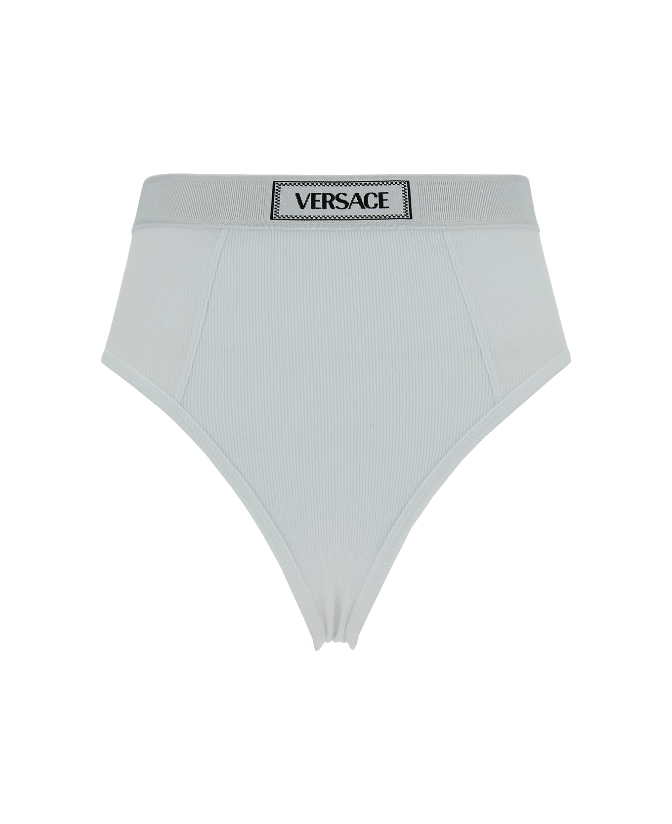 Versace Underwear Cotton Slip - White