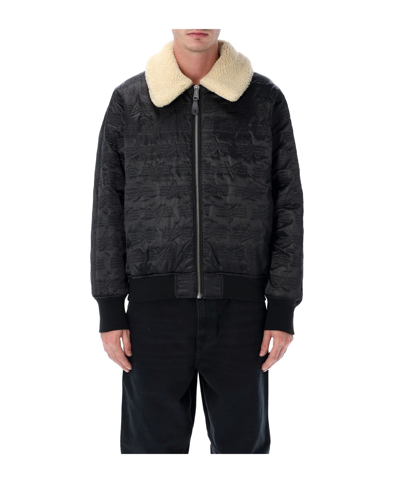 Alpha Industries B-15 Mod Reversible Bomber - BLACK