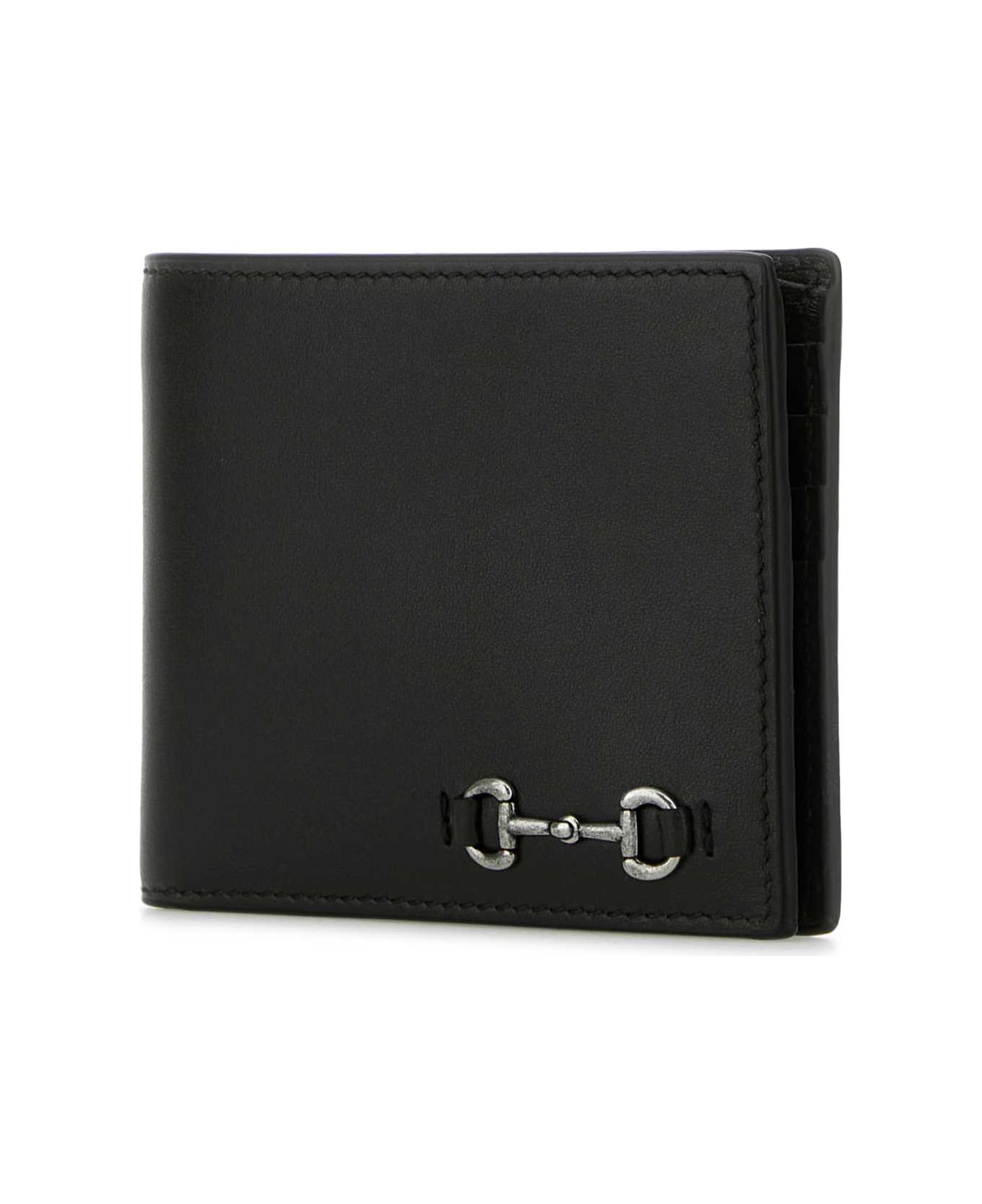 Gucci Black Leather Wallet - NERO