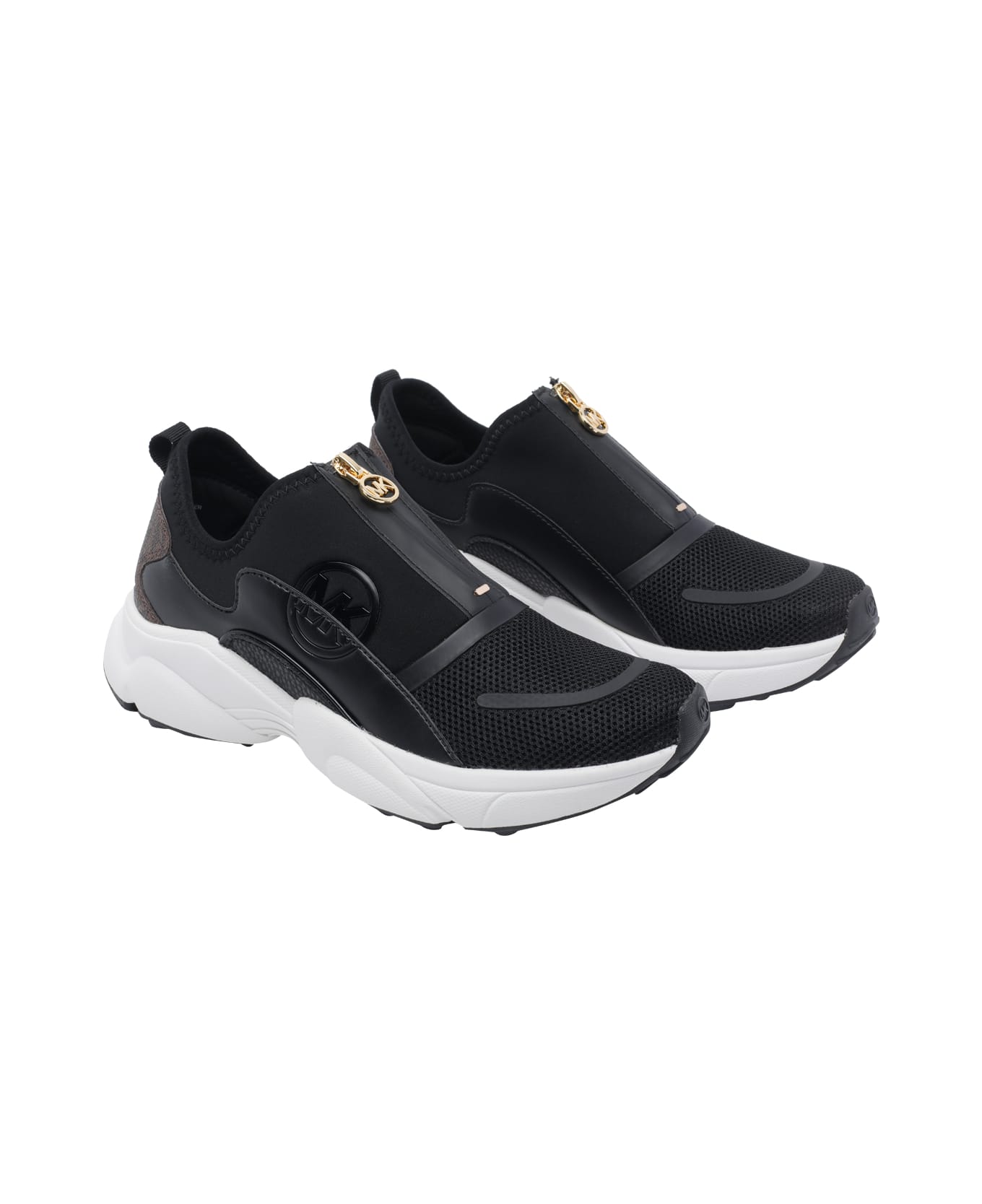 MICHAEL Michael Kors Sami Zip Sneakers - Black