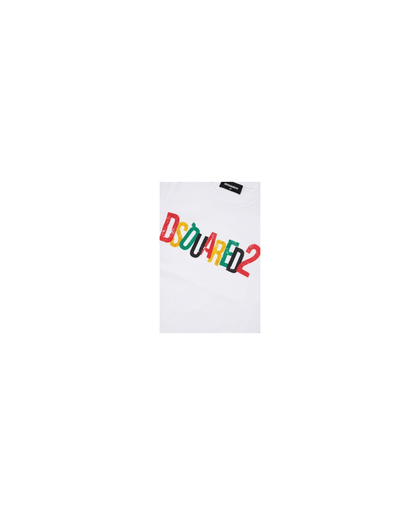 Dsquared2 T-shirt Con Stampa - White