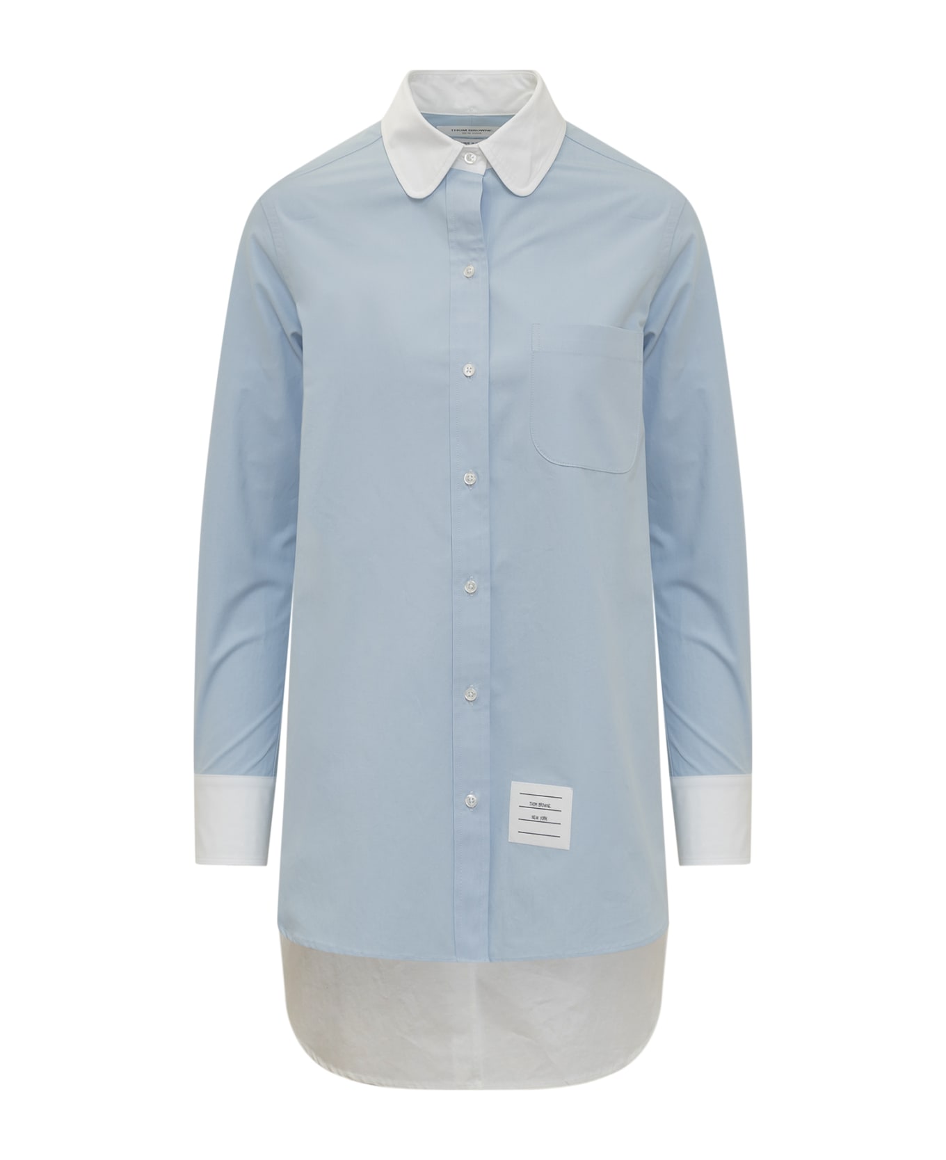 Thom Browne Long Shirt - LIGHT BLUE