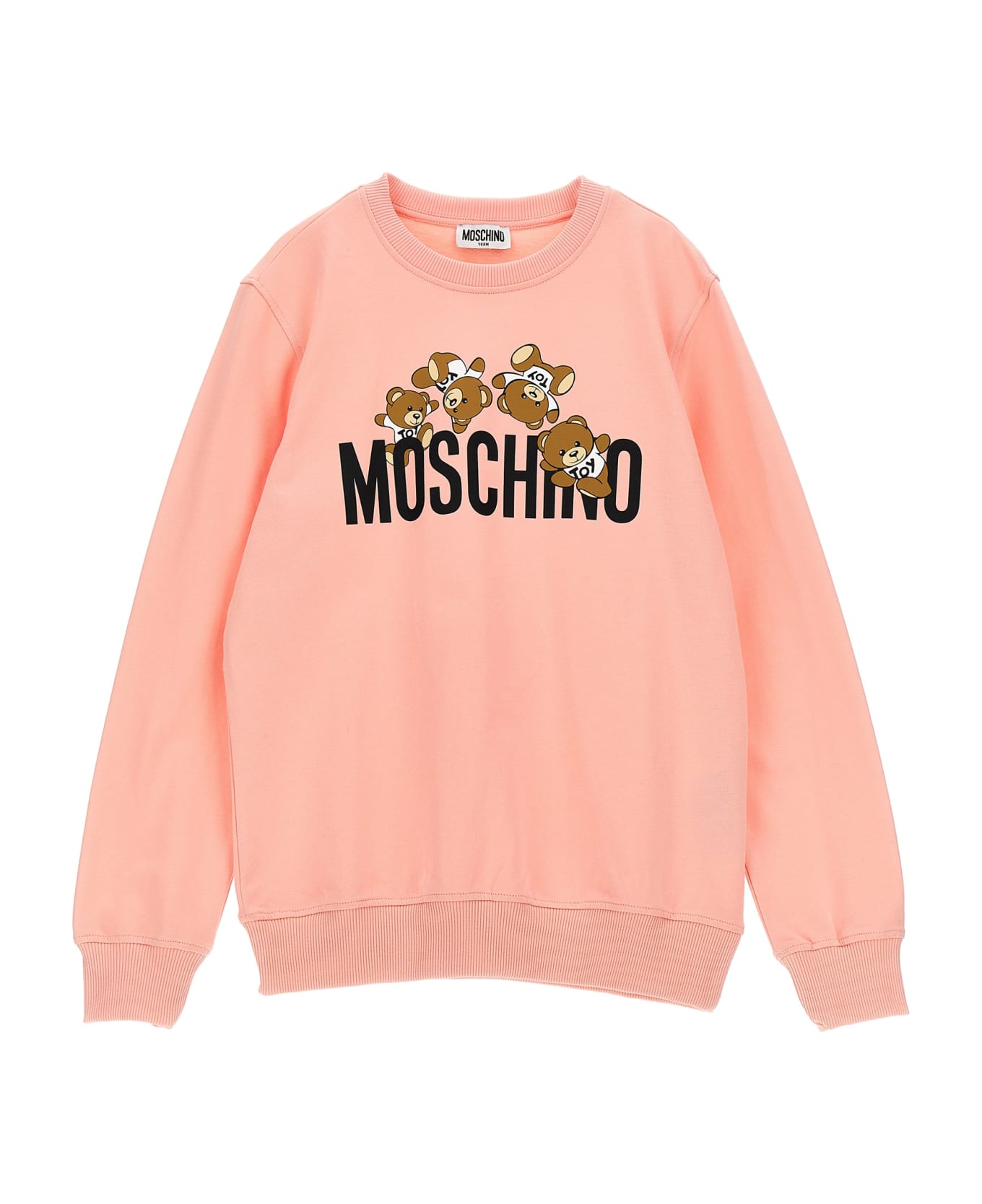 Moschino Logo Print Sweatshirt - Pink ニットウェア＆スウェットシャツ