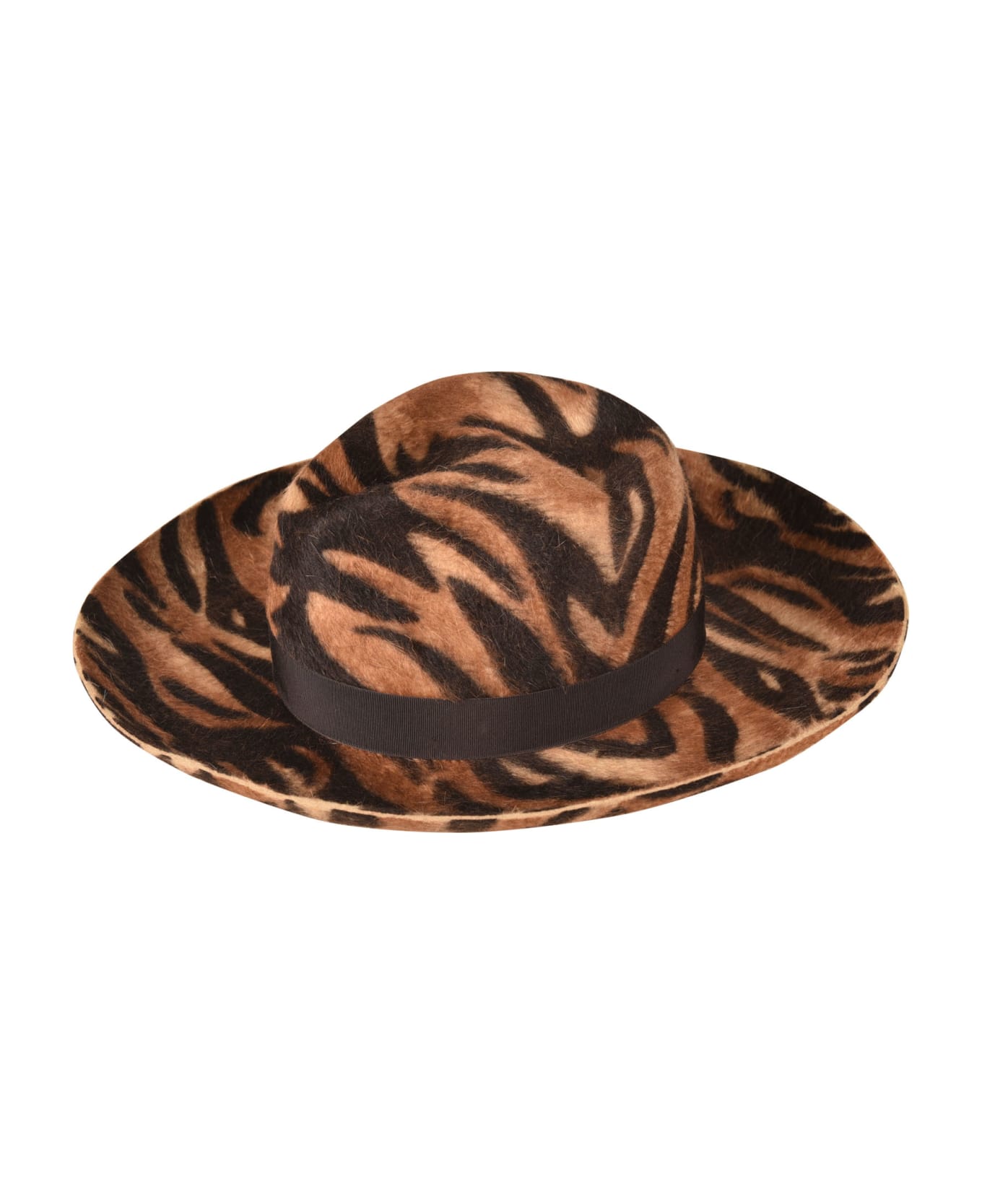 Borsalino Tiger Printed Hat - 8072 帽子