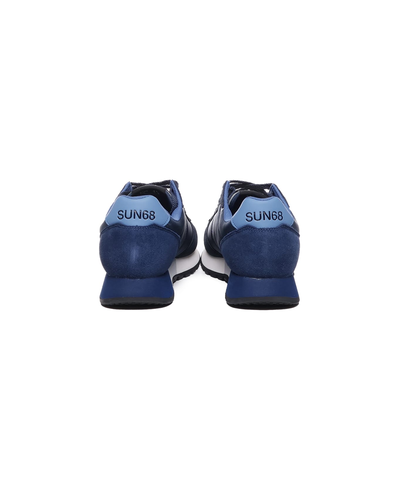 Sun 68 Sneakers Jaki Solid In Suede - Navy blue