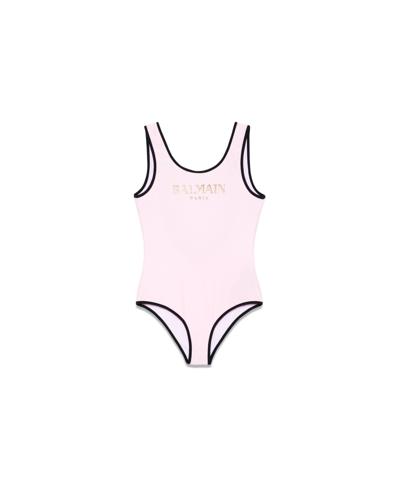 Balmain Swimsuit With Logo - PINK