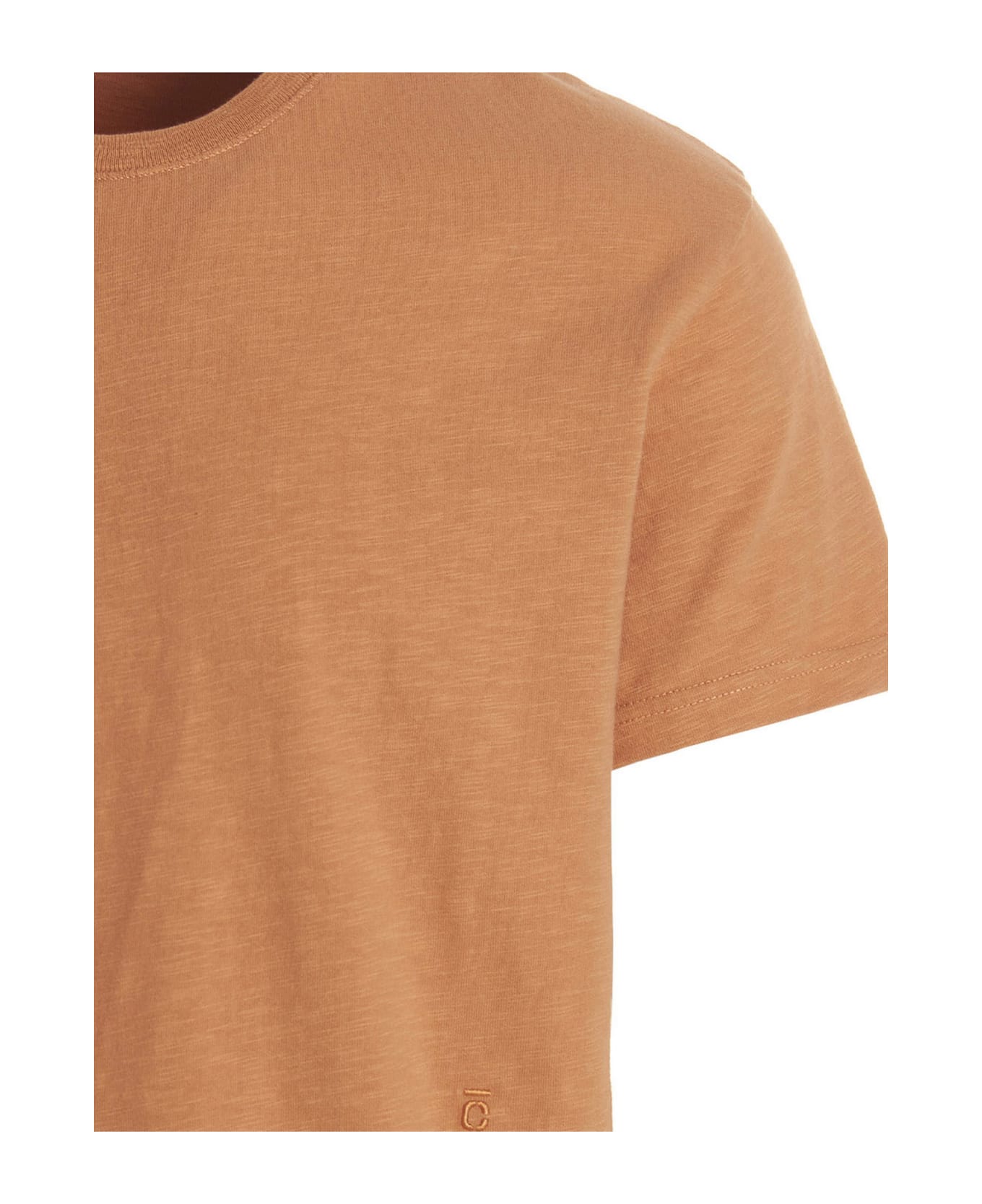 Closed T-shirt Ricamo Logo - Orange シャツ