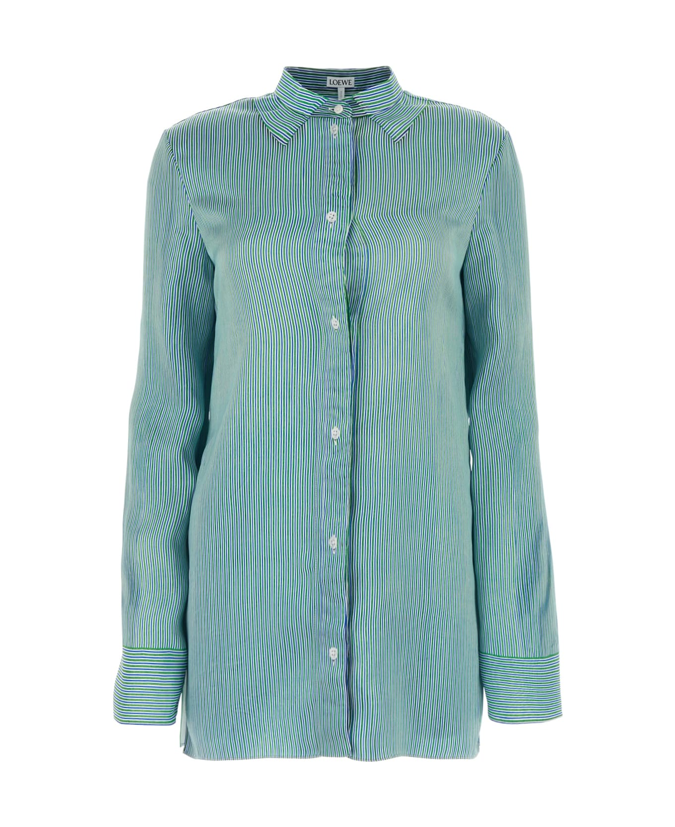 Loewe Camicia - GREENBLUEWHITE