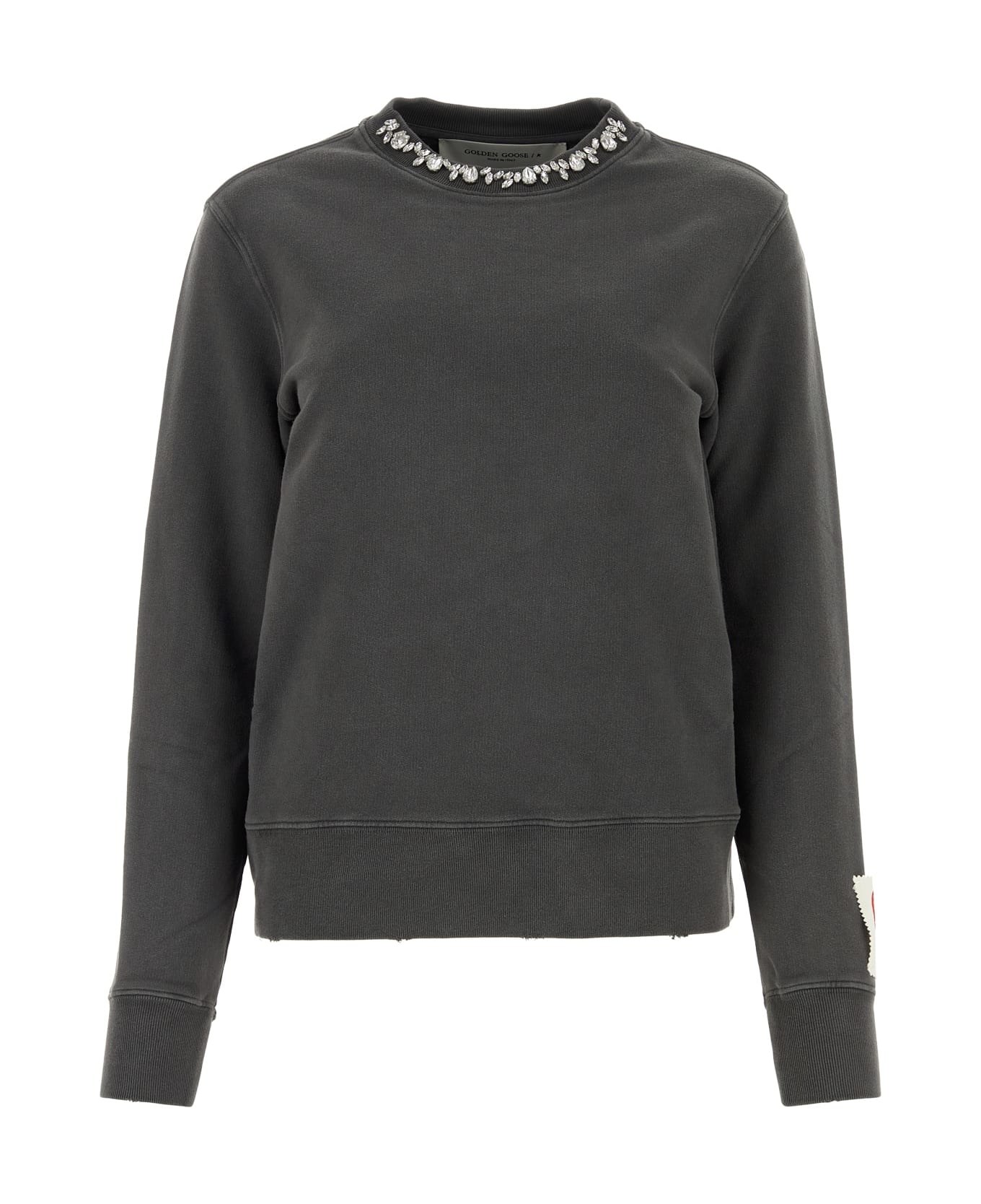 Golden Goose Golden W's Regular Sweats - ANTHRACITE