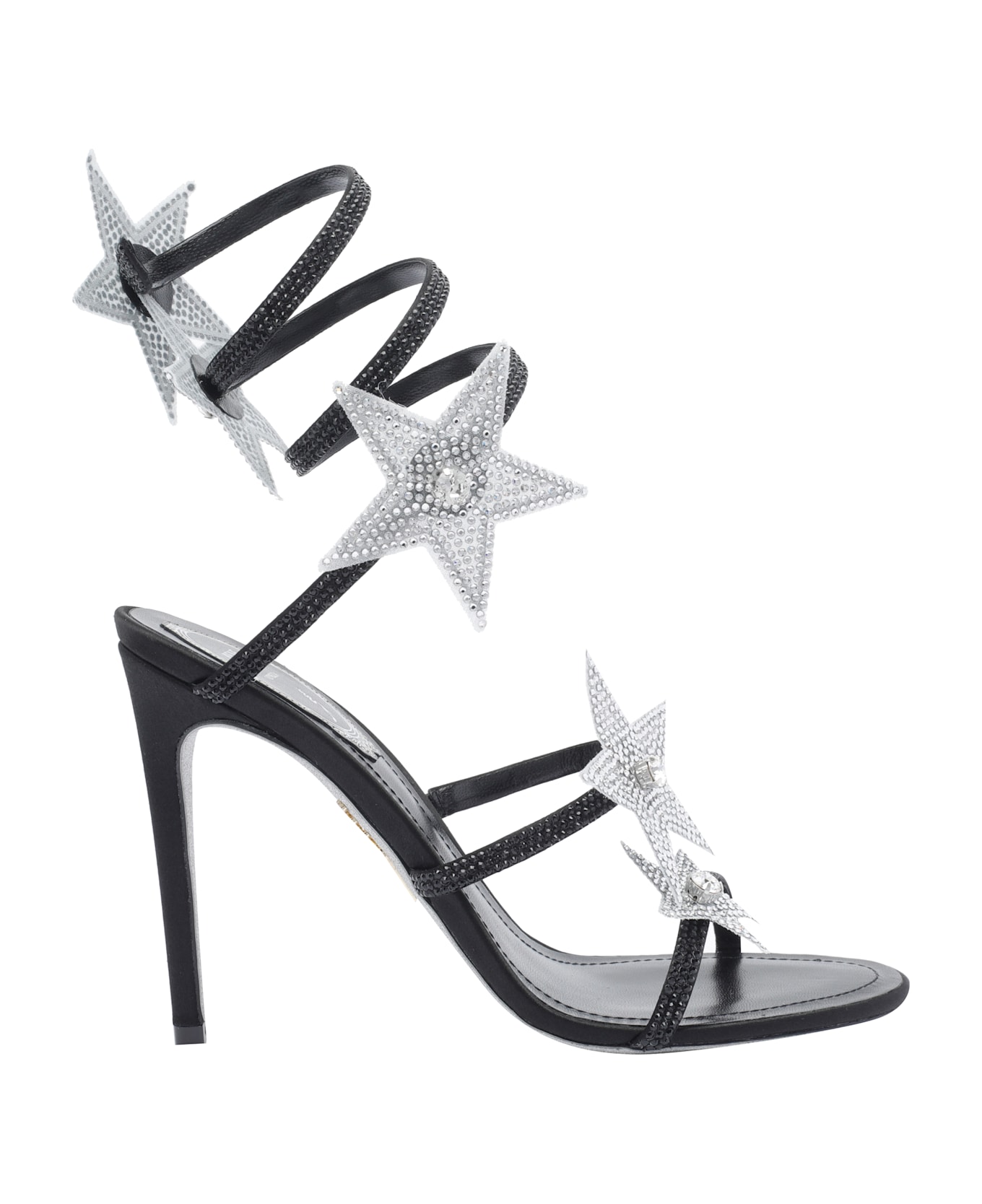 René Caovilla Cleo Star Pump Snadals - Black