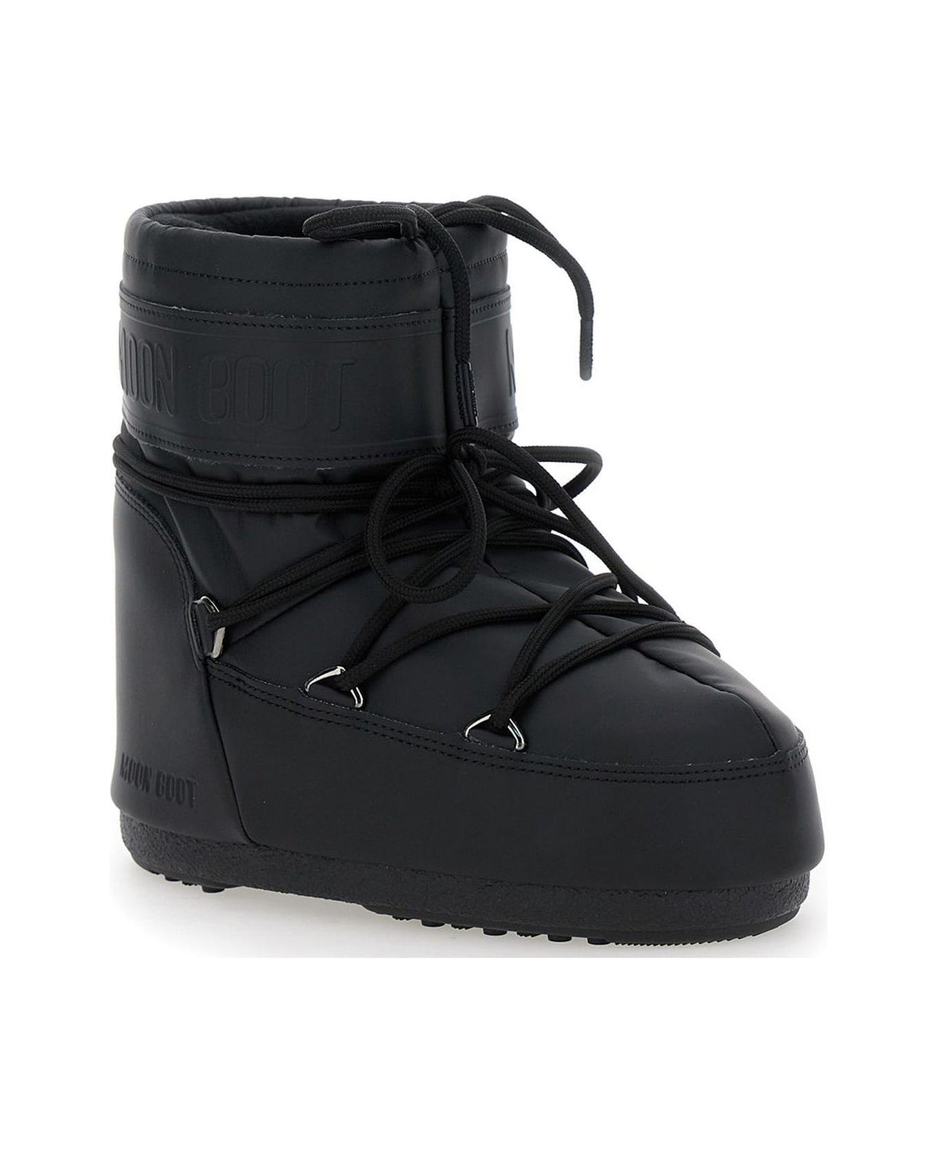 Moon Boot Icon Lace-up Low Boots - Black