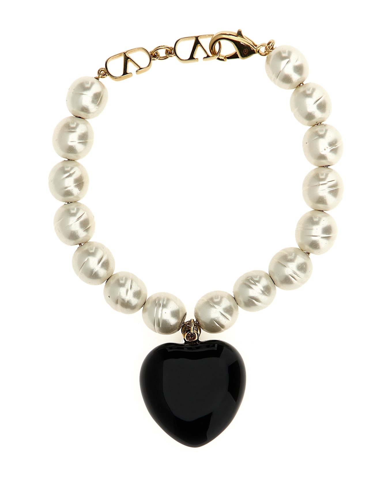 Valentino Garavani 'coeur Royal' Bracelet - White
