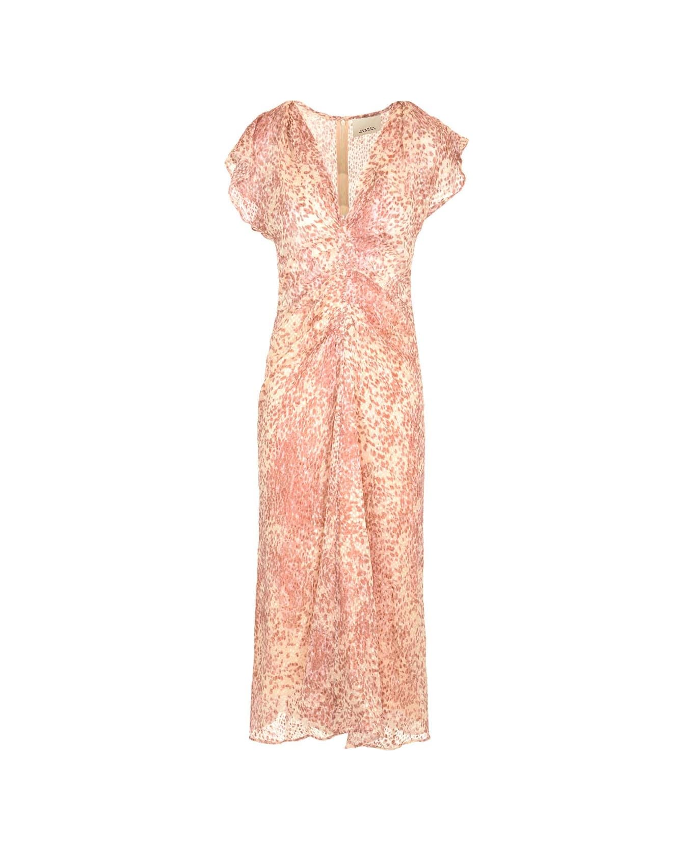 Isabel Marant 
lyndsay
 Printed Midi Dress - Multicolor