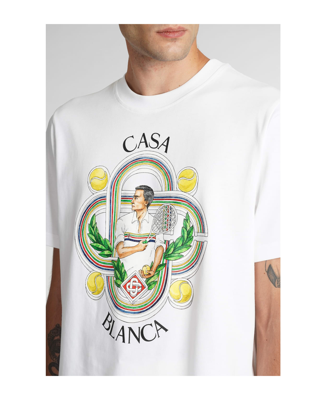 Casablanca Le Joueur Printed T-shirt - Le Joueur