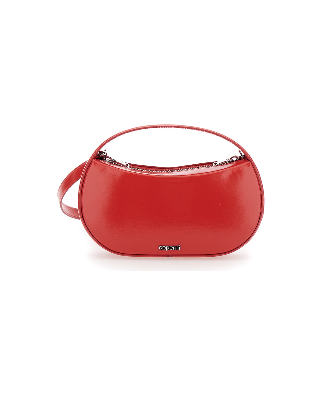 Coperni 
sound Swipe Small
 Red Handbag With Logo Detail In Leather Woman - Red