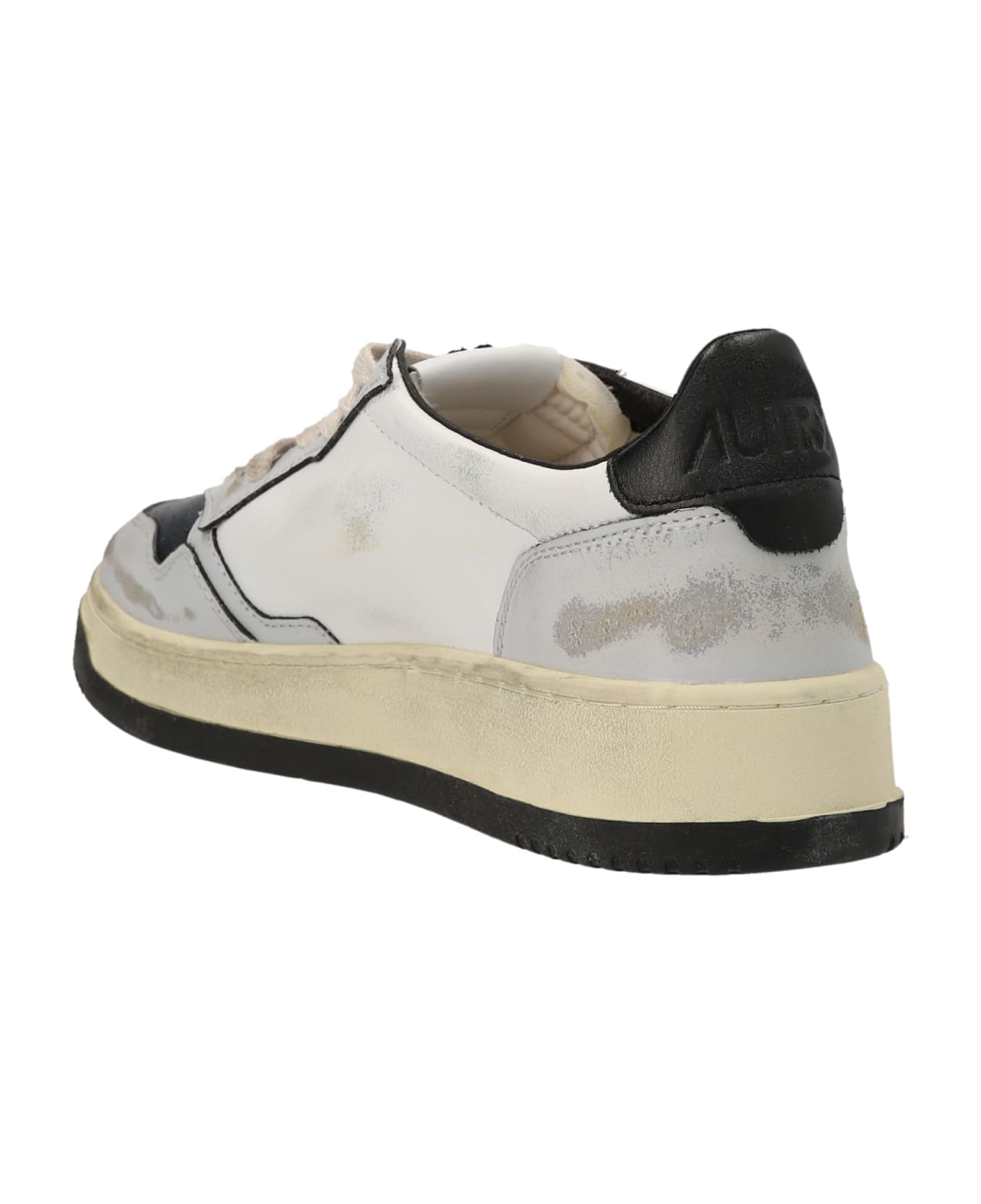 Autry Sup Vint Sneakers In White Leather - white スニーカー