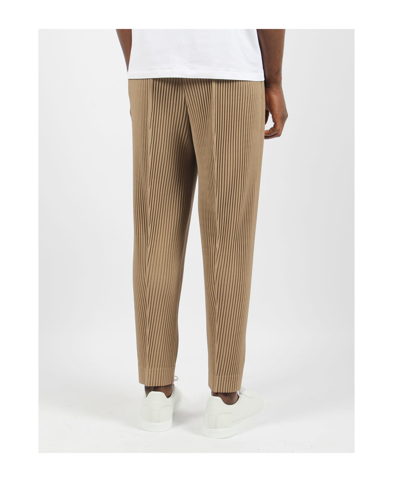Homme Plissé Issey Miyake Compleat Trousers - Brown