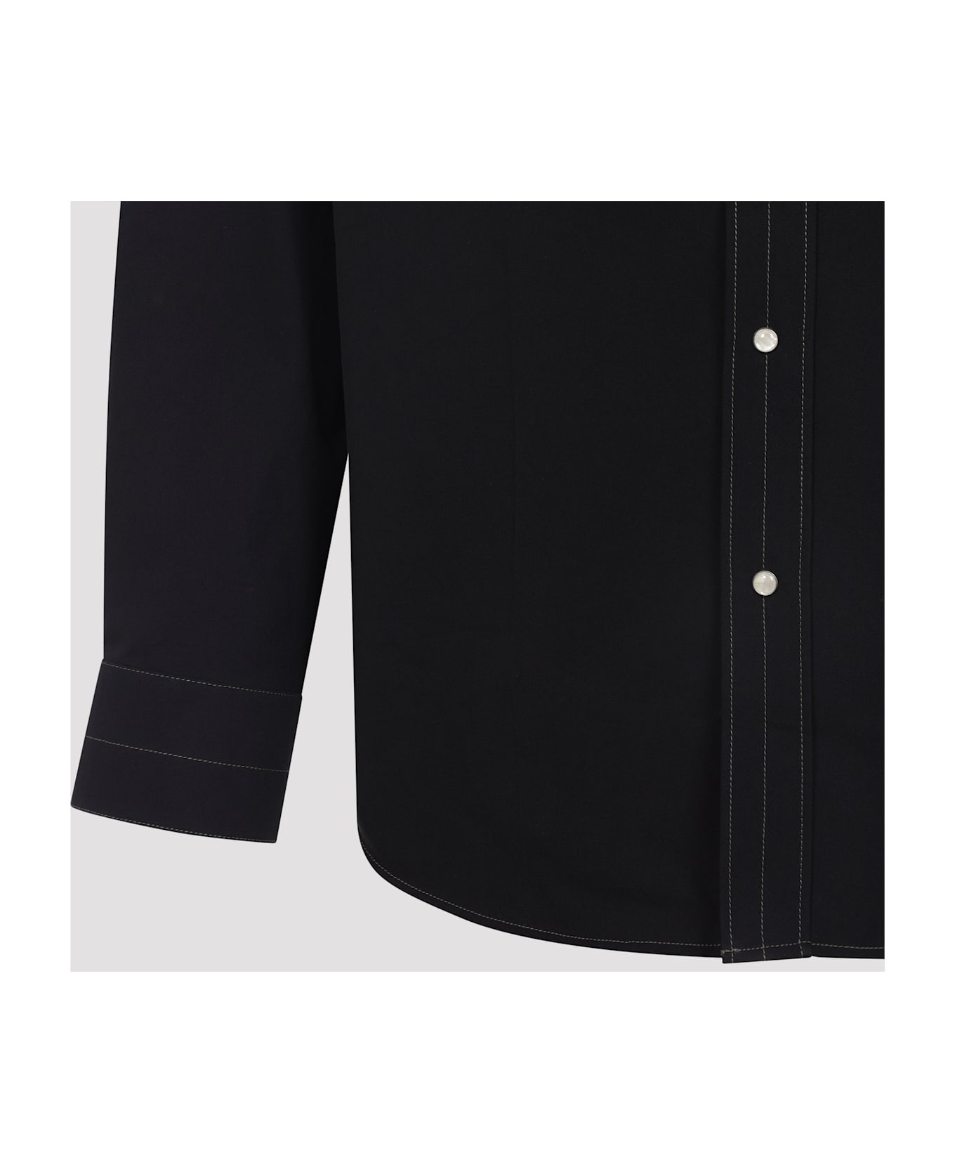 Lemaire Western Shirt - Black