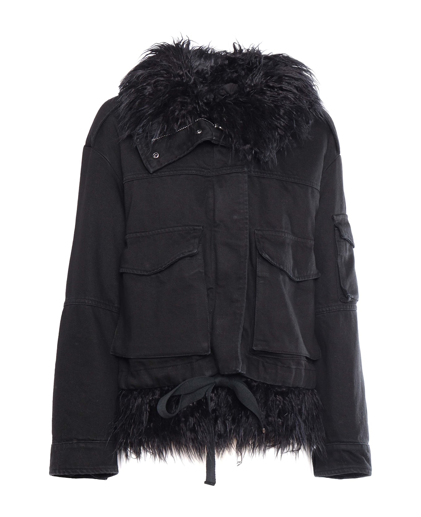 Dondup Parka Jacket - BLACK