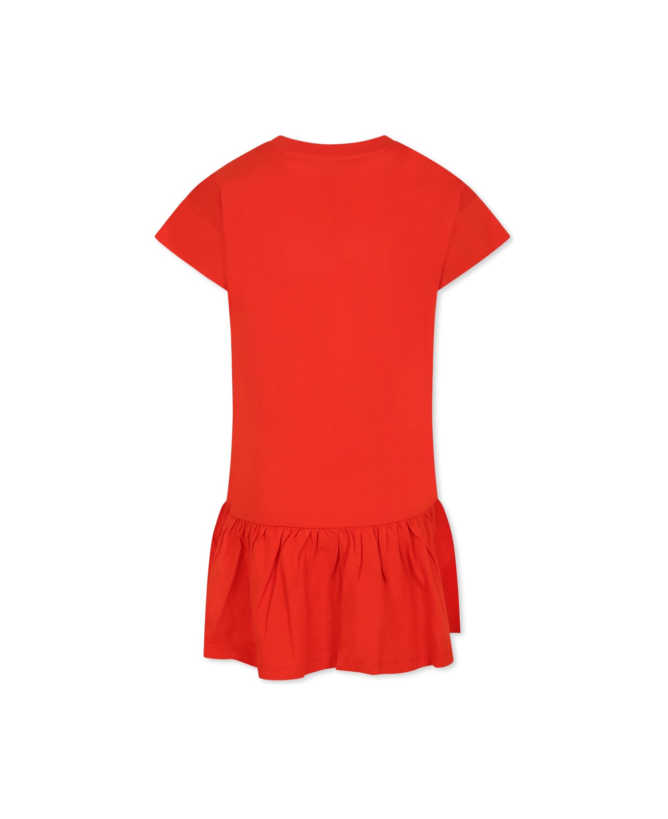 Kenzo Kids Red T-shirt For Kids With Lucky Tiger - Red