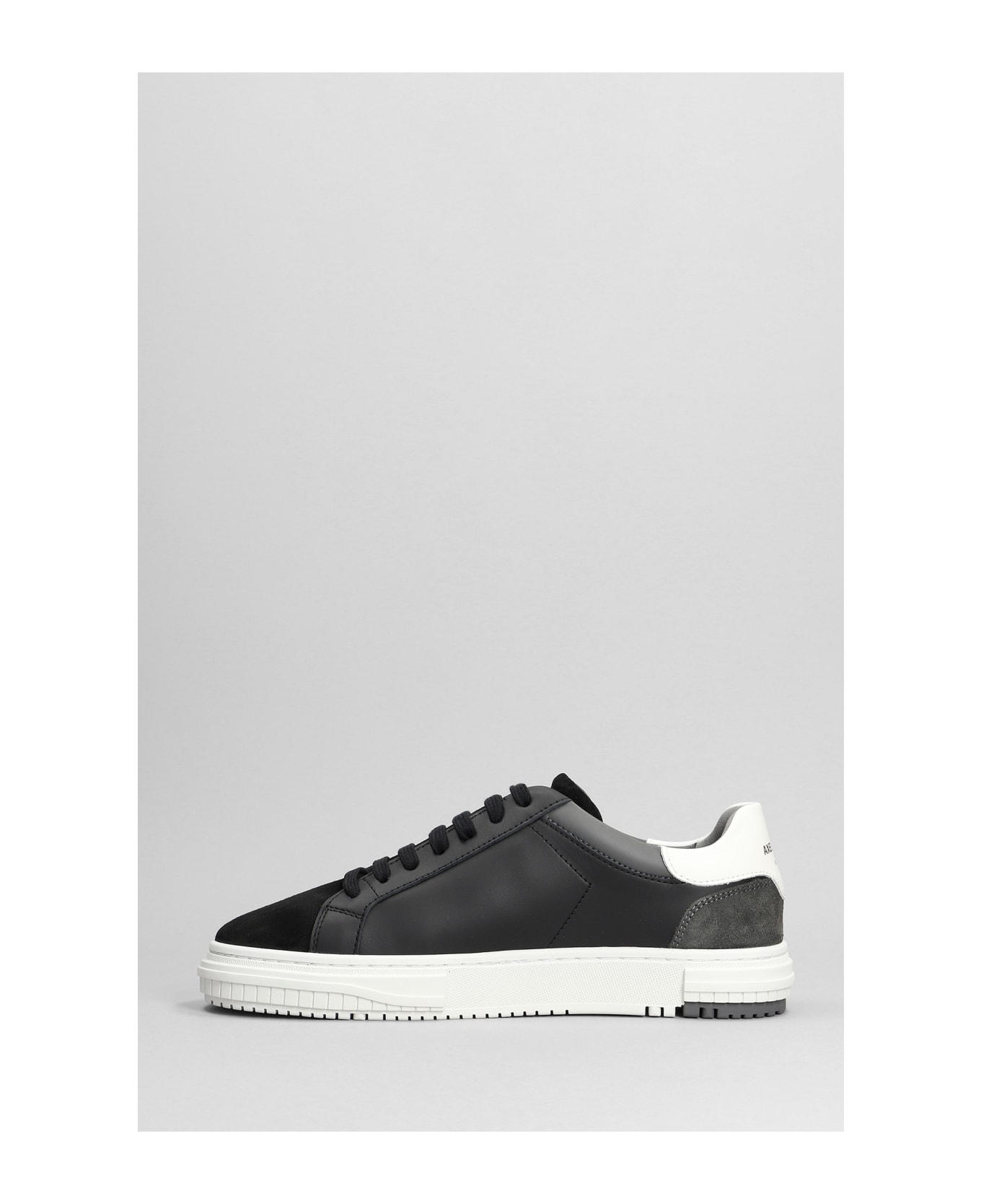 Axel Arigato Atlas Sneakers In Black Suede And Leather - black