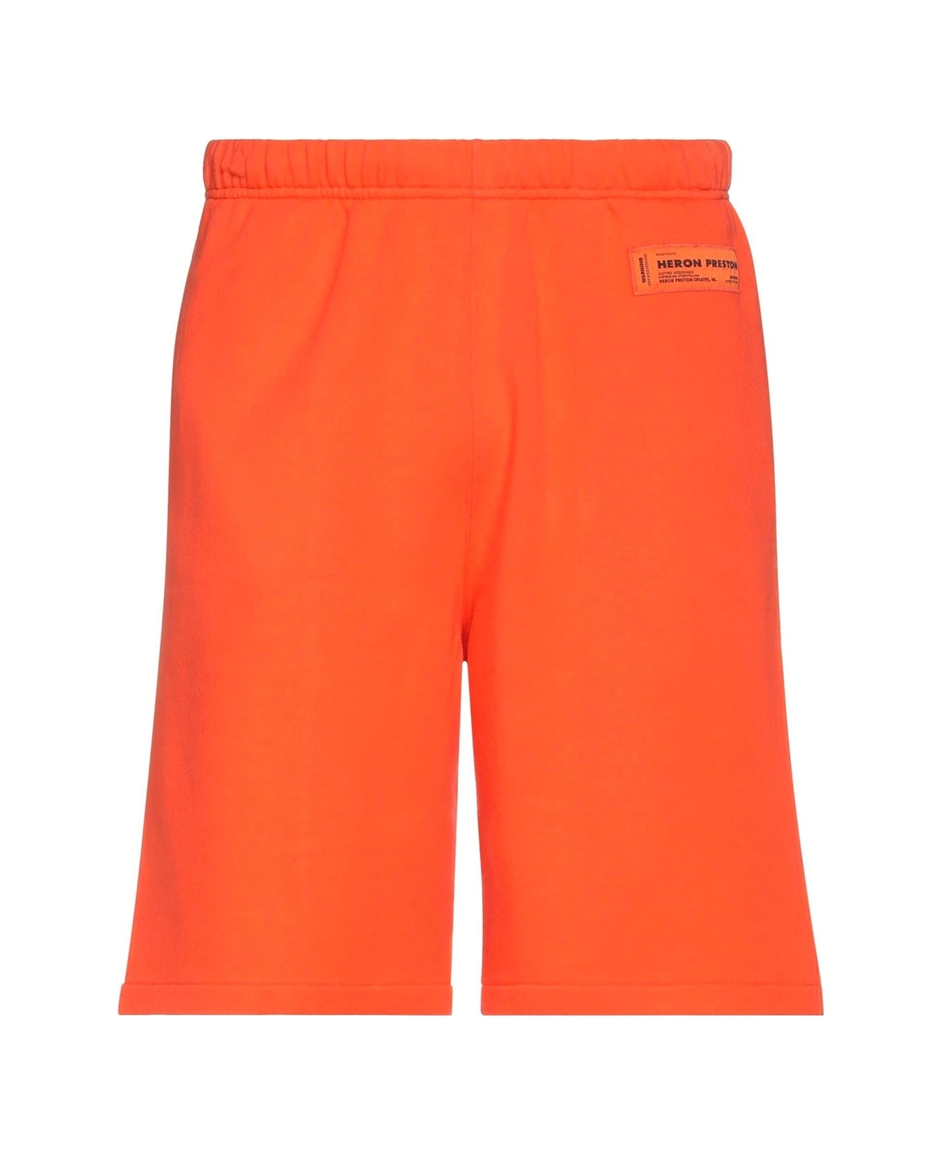 HERON PRESTON Cotton Shorts - Orange