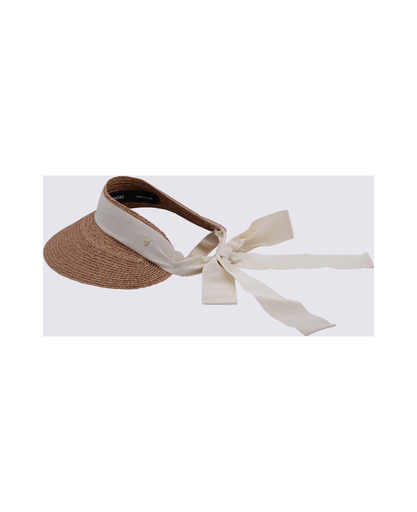 Helen Kaminski Natural And White Raffia Sabina Hat