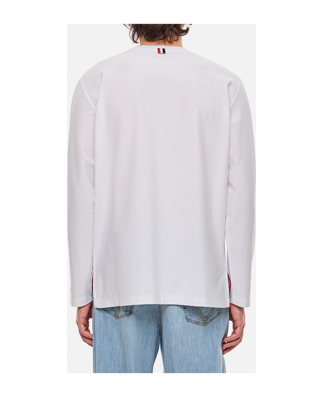 Thom Browne Cotton Oversized T-shirt - White