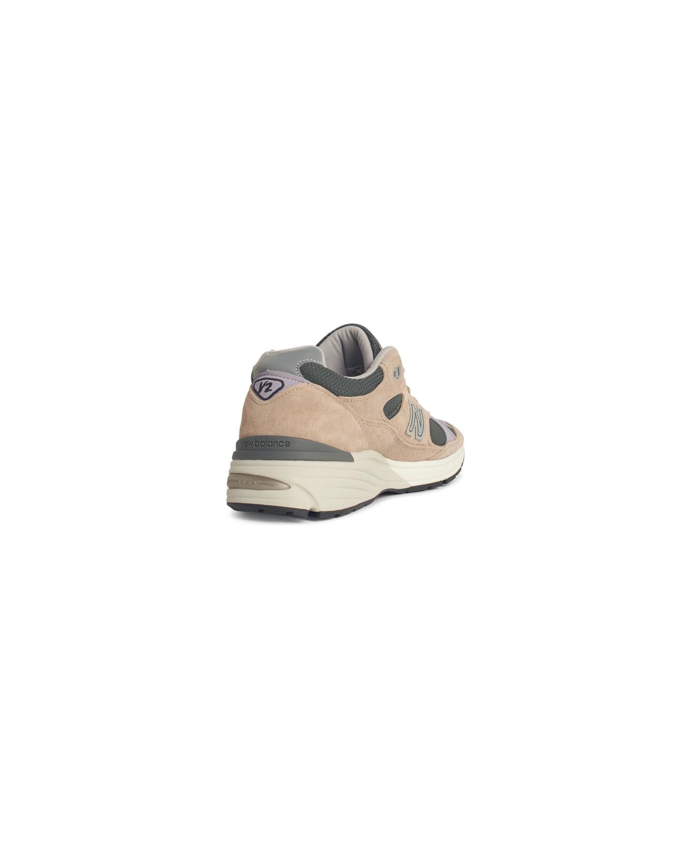 New Balance 
991
 Beige Suede Blend Sneakers - Beige
