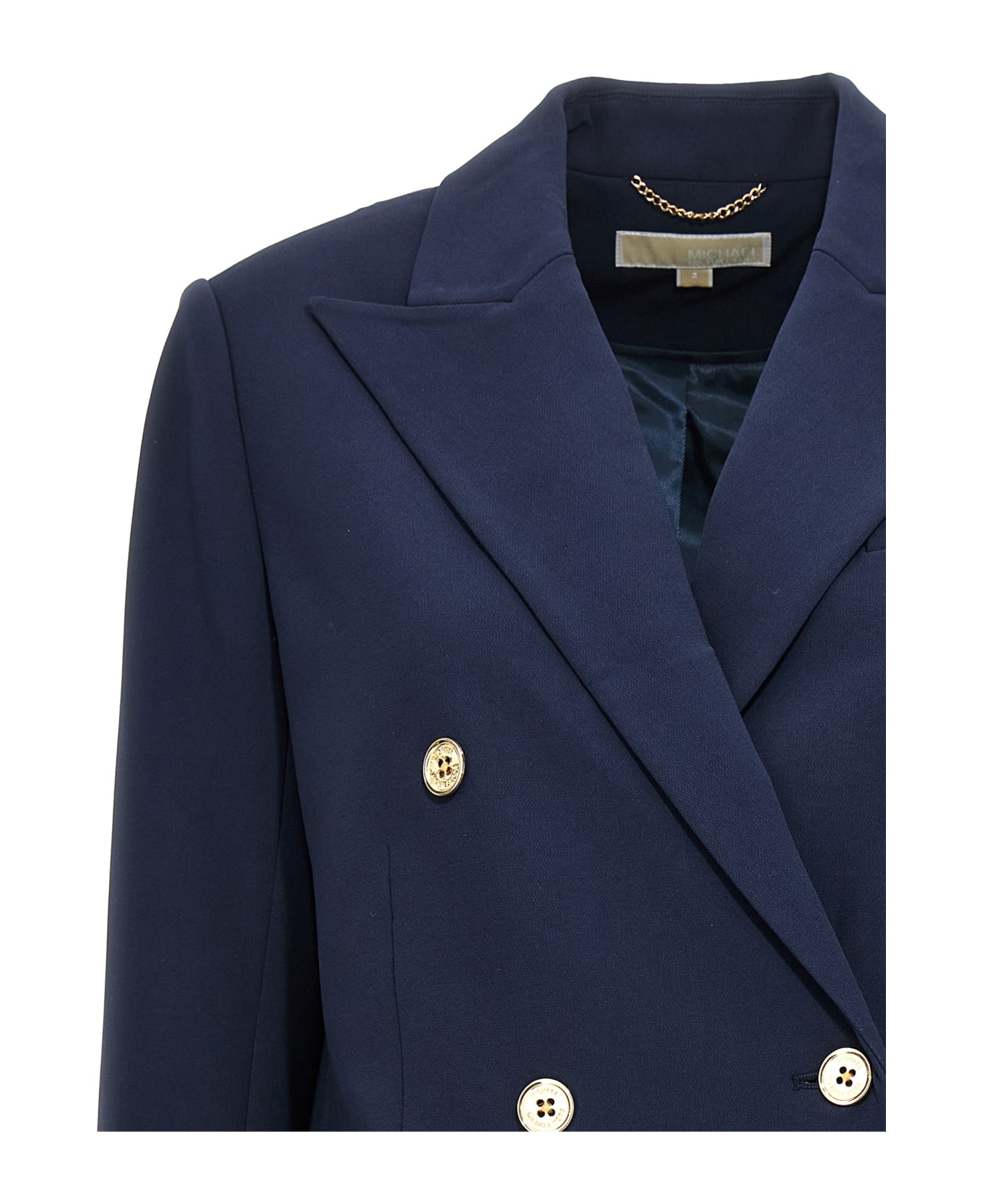 MICHAEL Michael Kors Double-breasted Buttoned Blazer - Midnight Blue