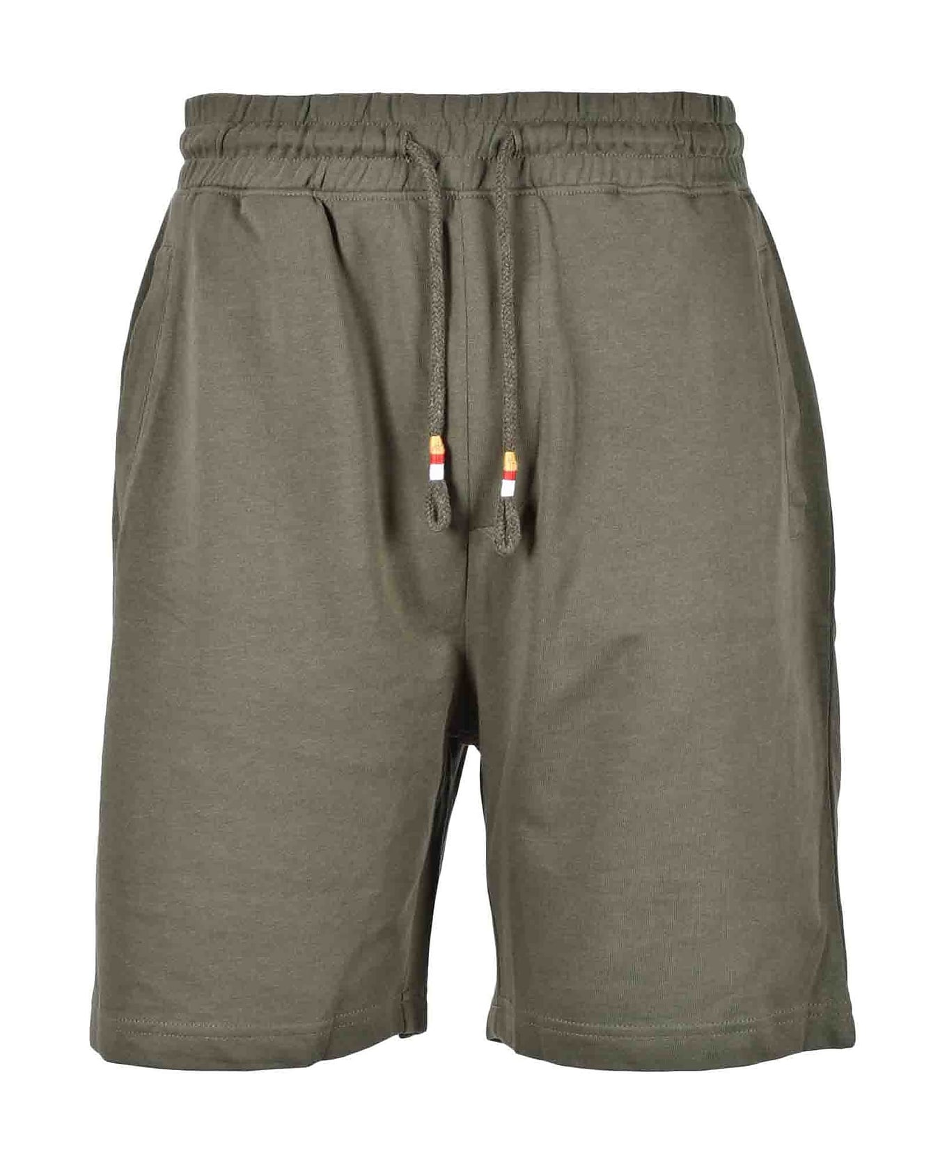 Hamaki-Ho Men's Green Bermuda Shorts - Green