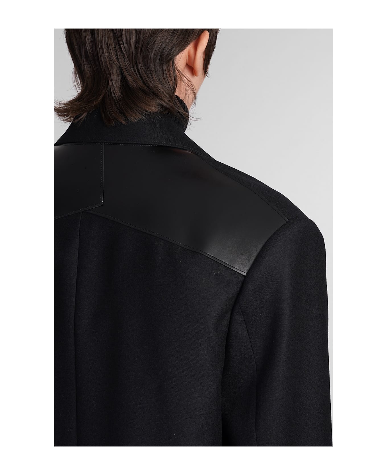 コート Junya Watanabe OUTERWEAR (JOJ201051) Junya Watanabe Coat In Black Wool | italist