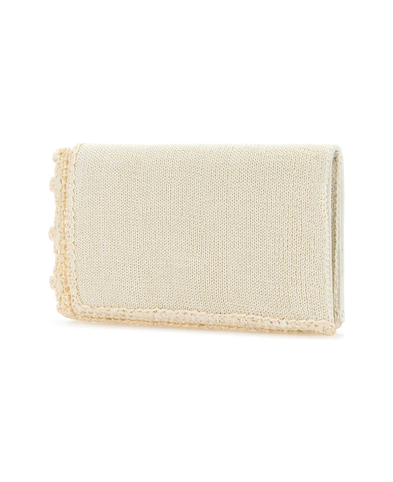 J.W. Anderson Ivory Crochet Clutch - OFFWHITE