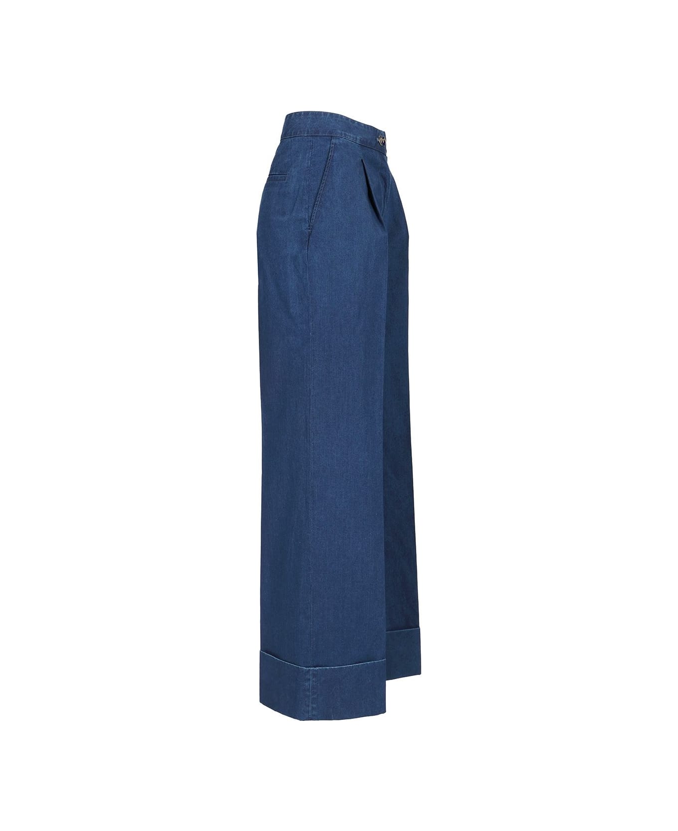 Valentino Garavani Medium Blue Denim Jeans - Medium Blue Denim