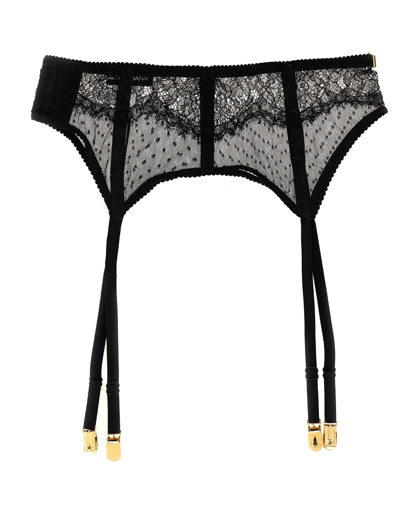 Dolce & Gabbana Lace Garters - Black