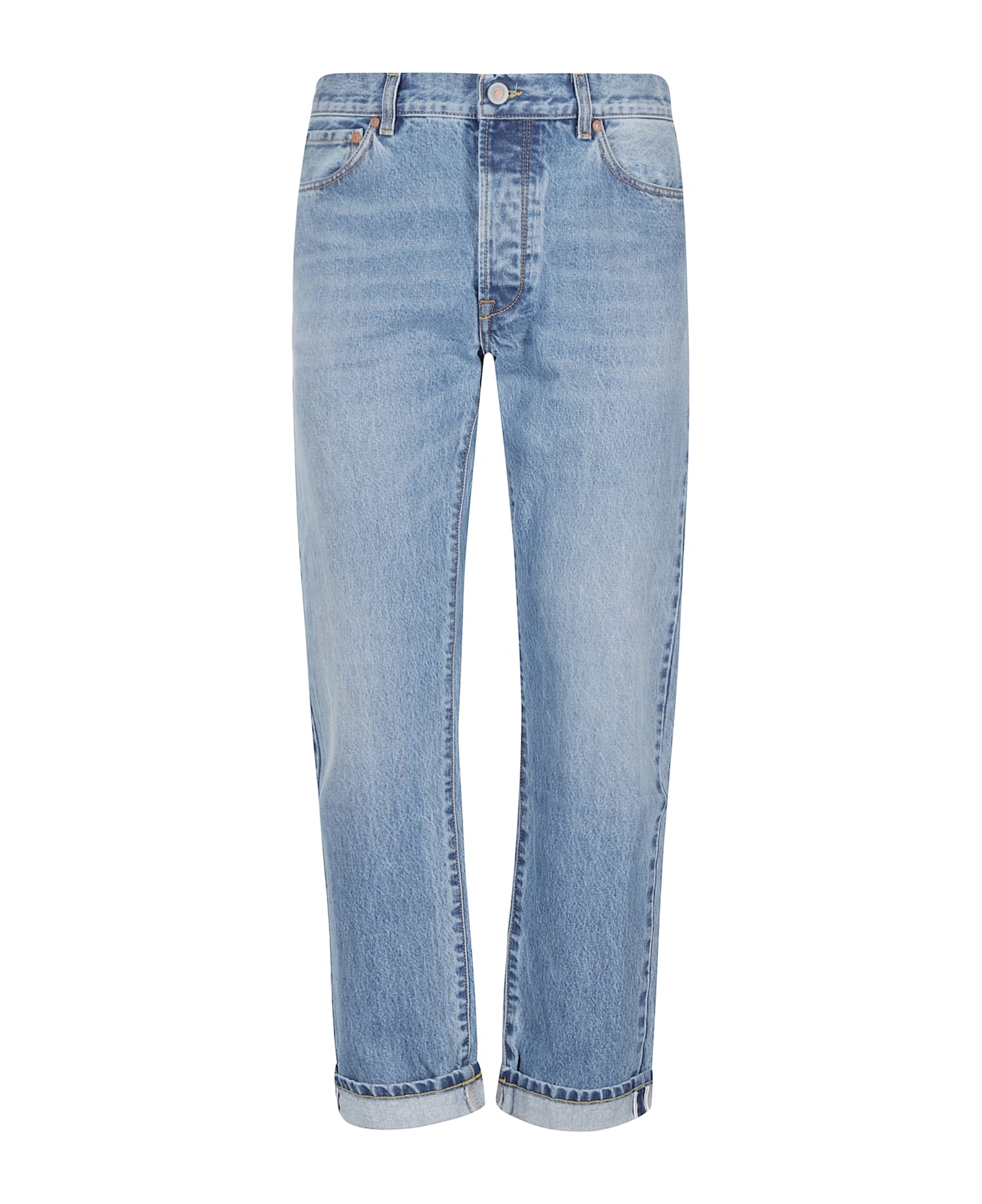 Tela Genova Italo Denim Chiaro - Blu Chiaro