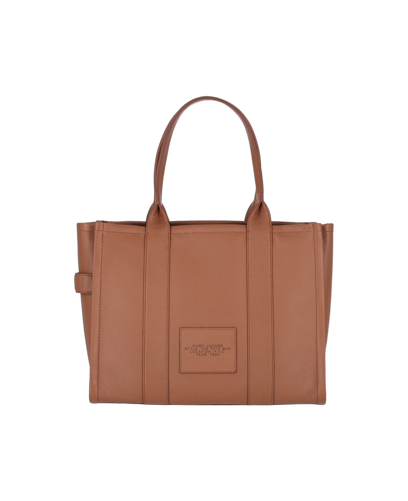 Marc Jacobs "the Leather Tote" Large Bag - Brown
