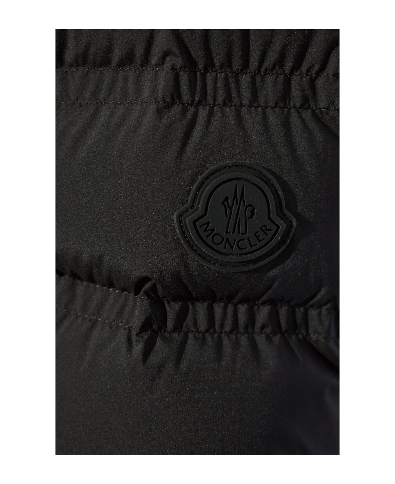 Moncler Belted A-line Midi Skirt - BLACK