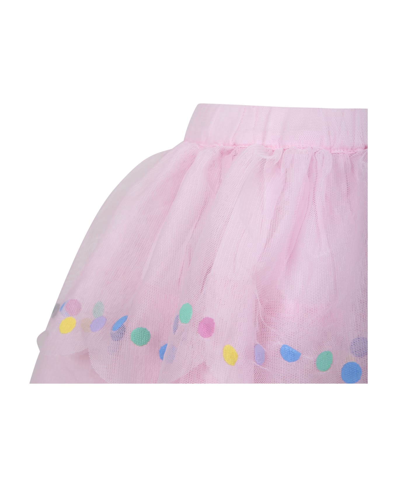 Stella McCartney Kids Pink Tulle Skirt For Girl - wisteria