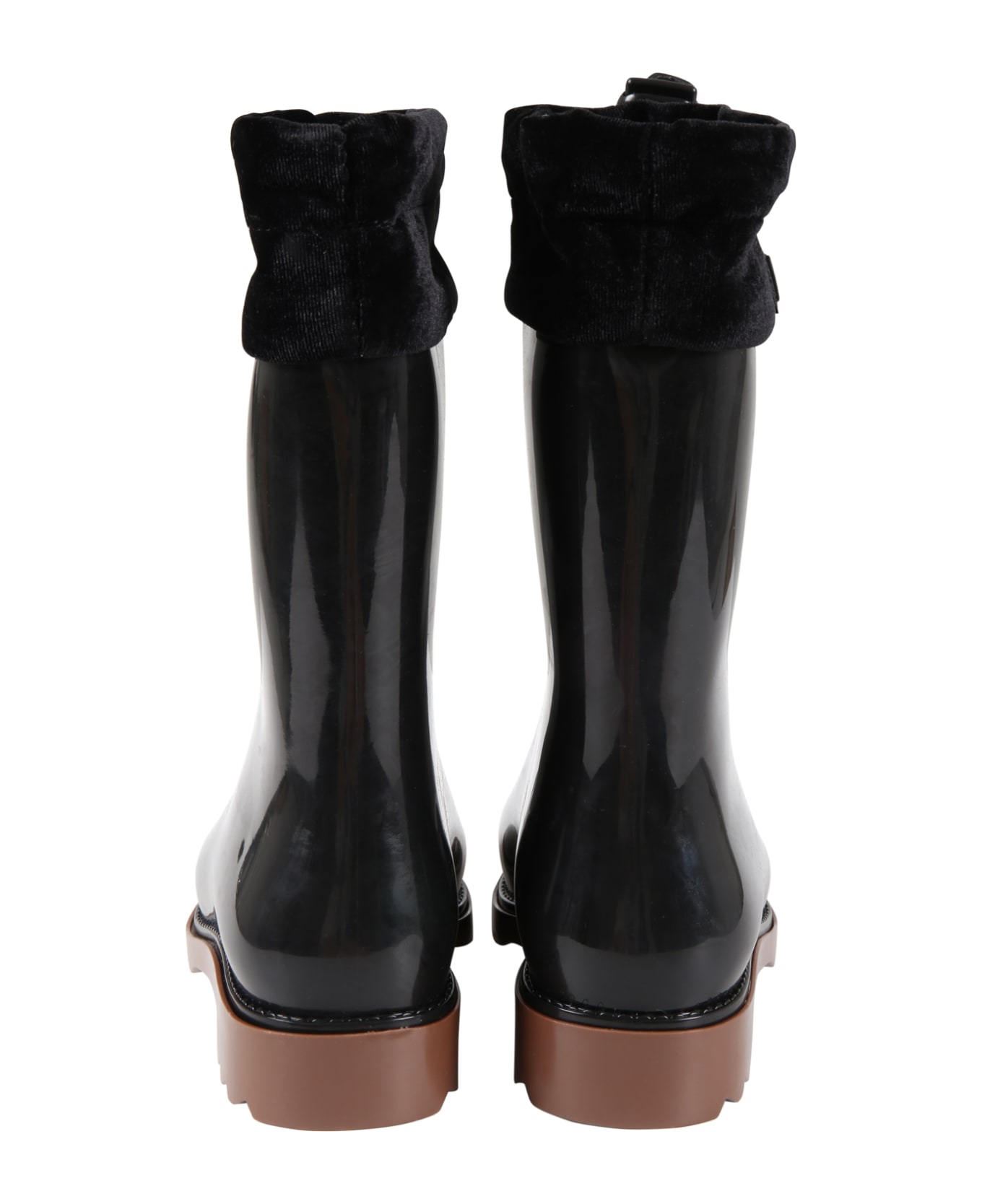 Melissa Black Boots For Girl - Black