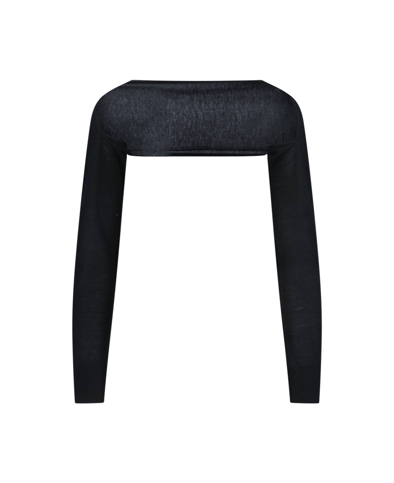 Alaia Knitted Shrug - Black  