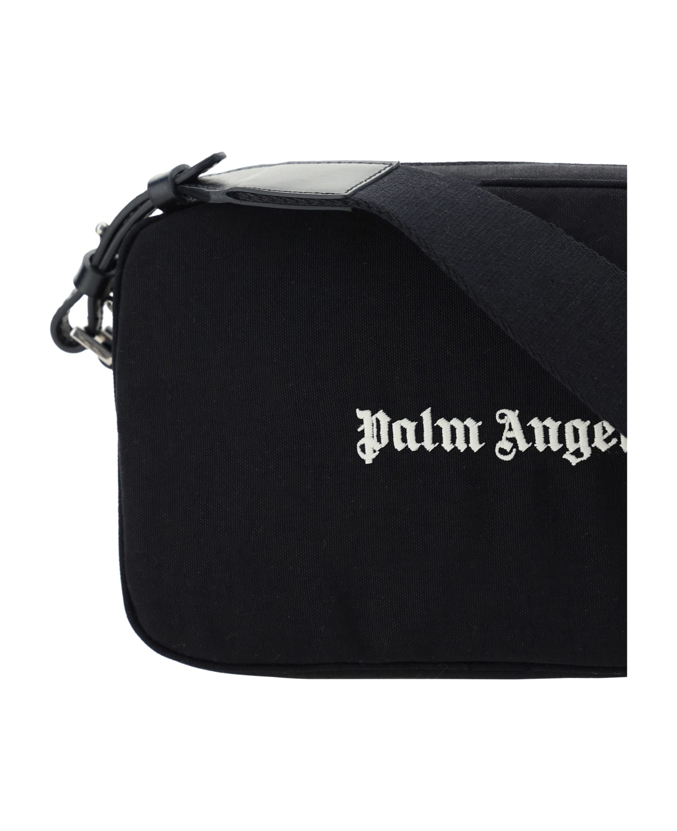 Palm Angels Camera Case Bag - Black White
