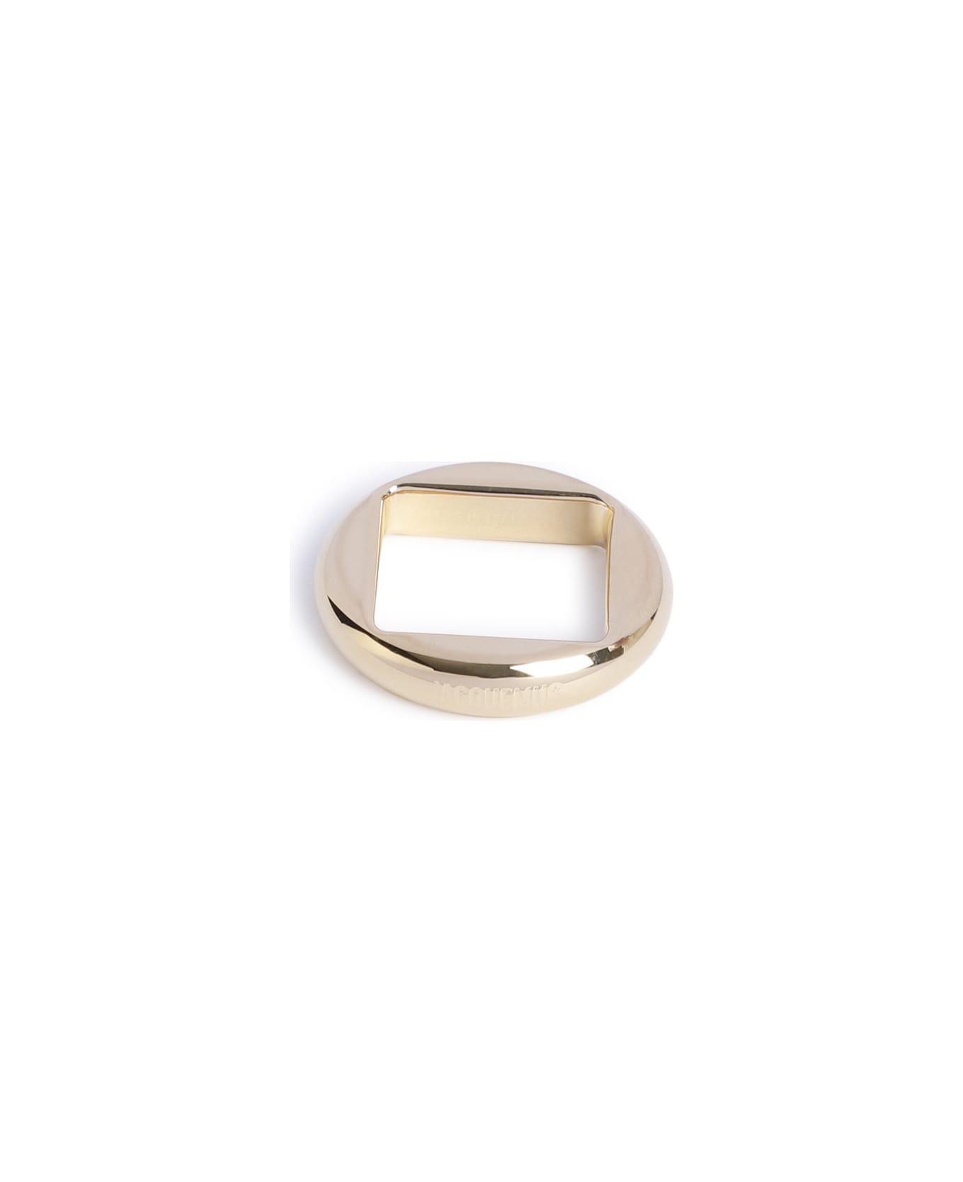 Jacquemus La Bague Rond Ring - Light Gold