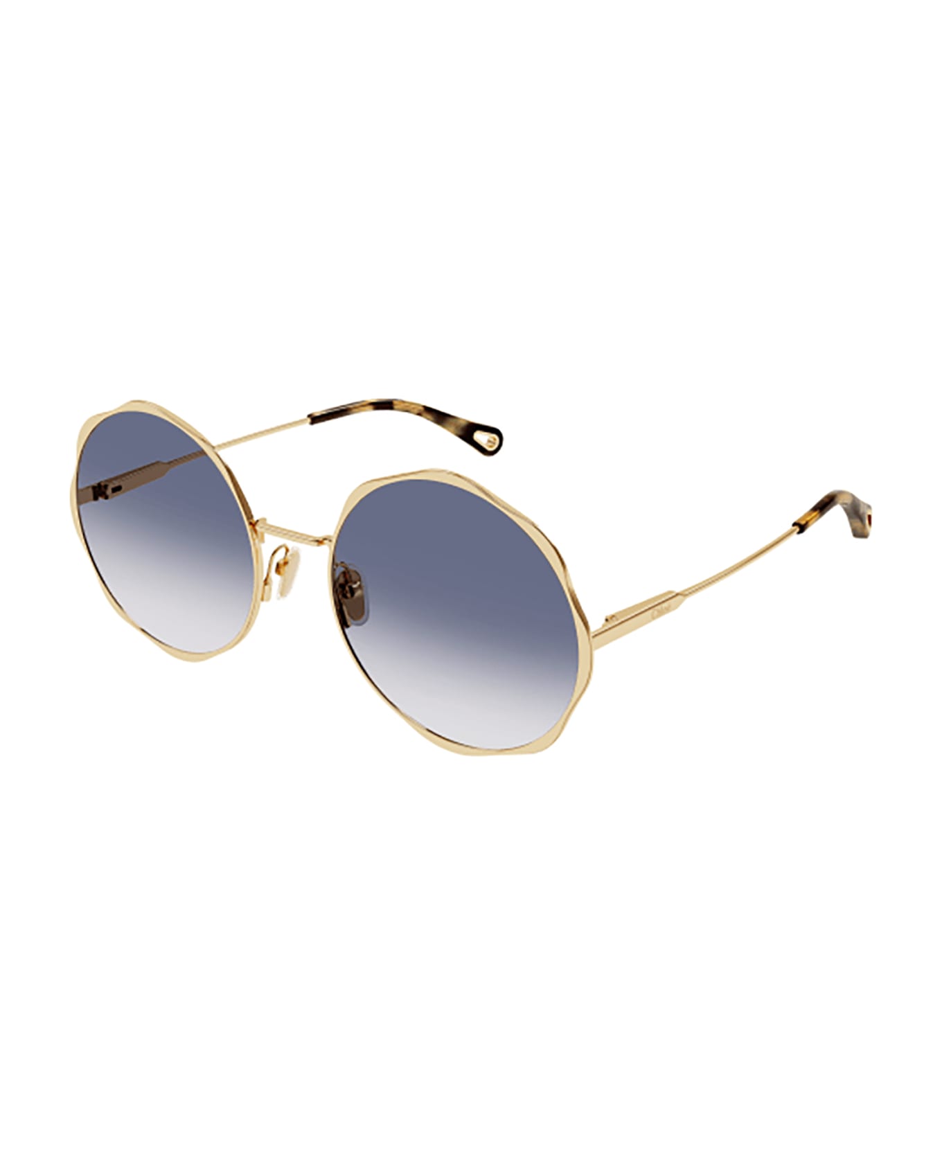 Chloé Eyewear CH0184S Sunglasses - Gold Gold Blue