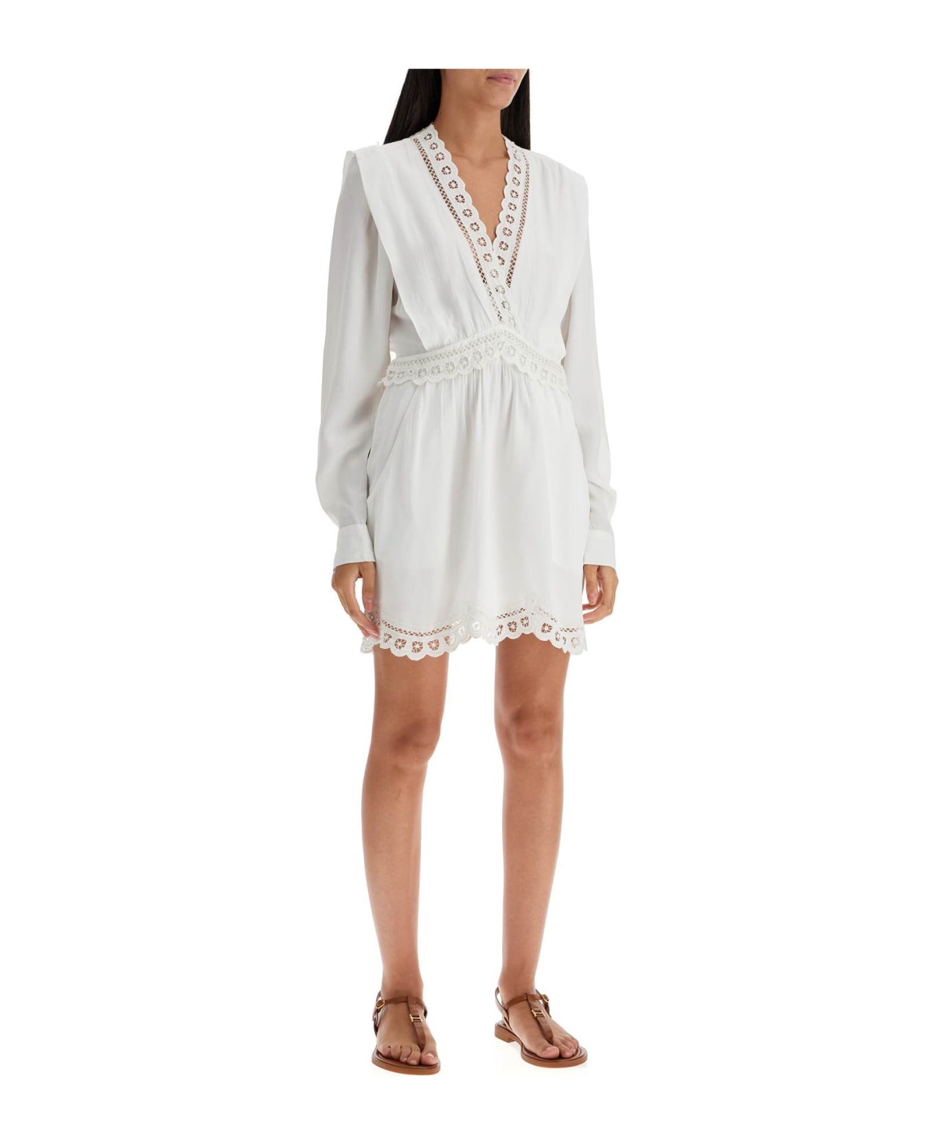 Marant Étoile Mini Dress Felie - WHITE (White)