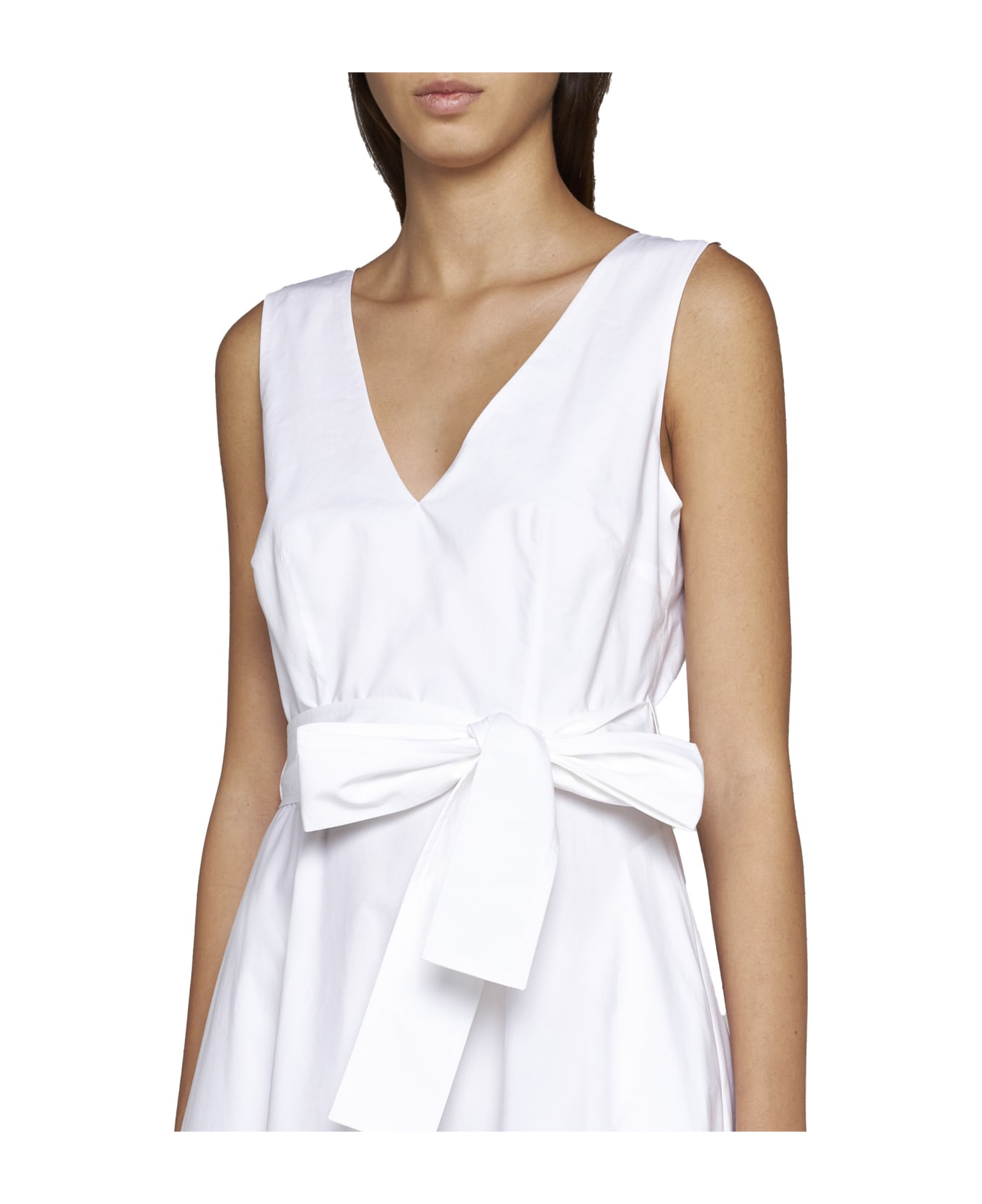 Parosh Dress - Bianco ワンピース＆ドレス