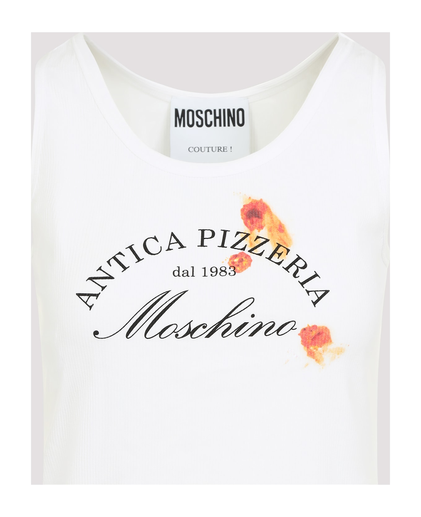 Moschino Tank Top - WHITE