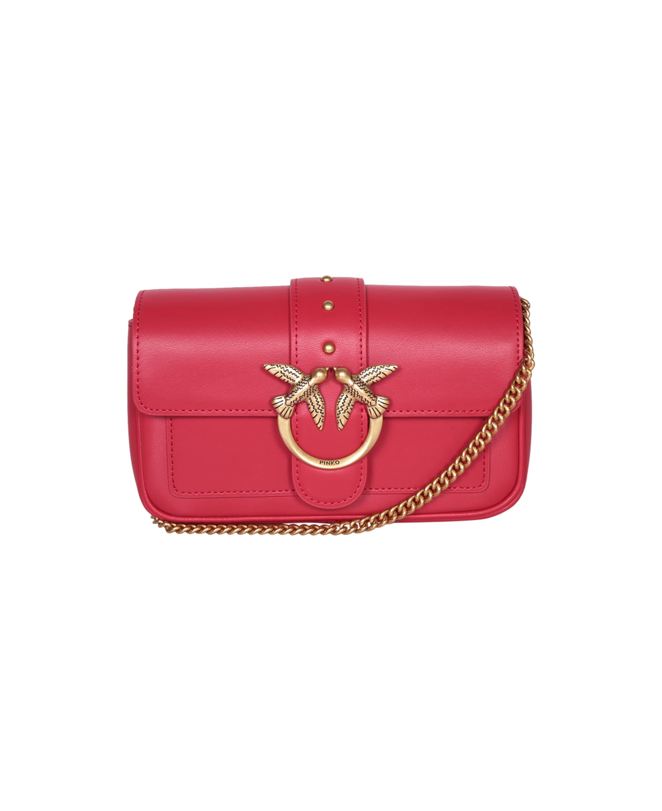 Pinko Love One Pocket Red Bag - Red ショルダーバッグ
